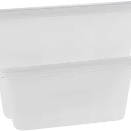 2/3 Pcs Food Zip Top Bag Containers Set Fruit Snack Storage Pouch 2pcs White Bags-image-57