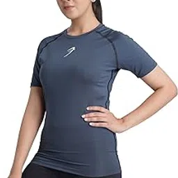 fuaark Compression Tshirt Sports & Gym for Women Black-picture-45