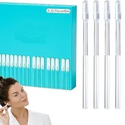 Riveira Ear Picker,Adhesive Ear Cleaner Tool Set for Ear Cleaning | Washable Resin Tip Ear Wax Removal Tool, Reusable Sticky Ear Cleaning Stick for Adults Children (24 Piece)-image-82