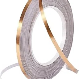 Dornoma Tile Gap Sealing Tape 50M - Waterproof Self-Adhesive Strip for Wall, Floor, Ceiling, Kitchen Cabinets, Home Decoration Line Sticker DIY Tile Line Border Sticker Roll (0.5cm Wide, Golden)-picture-25