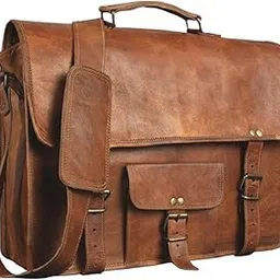 vintage fashion Genuine Leather Bag Laptop Vintage Messenger Bag Handmade Unisex Fits Laptop Upto 15 Inches-picture-28