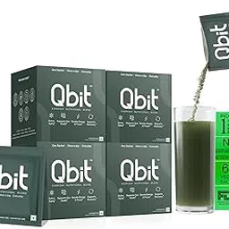 Qbit Nutrition Health Supplement | Daily Drink for Men & Women | With Plant Based, Multivitamins, Probiotics and Superfoods | Supports Gut Health, Immunity | Zero Sugar | 60 Servings-picture-36
