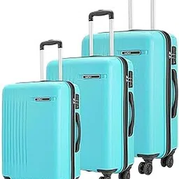 Safari Lancer Trolley Bag for Travel with 5 Years International Warranty (Sky Blue, Set of 3)-picture-36