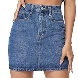 kotty Women Cotton Blend A-Line Mini Skirt-picture-49