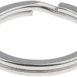 ujeavette UJEAVETTE® Titanium Key Ring Pocket Tool Mini Split Keychain Circle Clip Silver 32Mm|Keychain|Keychain For Men|Keychain Light|Keychain For Girls|Keychron|Keychain For Bike|Keychain For Car-picture-35