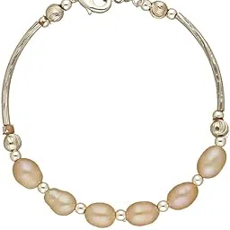 sri jagdamba pearls dealer Sri Jagdamba Pearls Zivah 1 Line Pearl Bracelet for Women and Girls-picture-27
