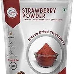 FZYEZY Natural Freeze Dried strawberry Powder for Kids and Adults |Camping Vegan snacks dried Healthy Ready to Mix Smoothie Powder | Pantry groceries dehydrated fruit powder| 150 gm(pack of 3-each 50gm)-picture-35