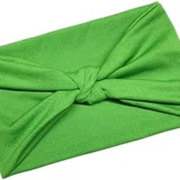 4xWomen's Wide Head Wrap Elastic Headband for Sports, Running, Yoga Green-image-90