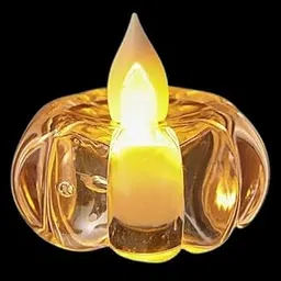 Acrylic Amless LED Diya Light | Tea Light Candles | Realistic Flameless Wind-Proof Diva & Smokeless | Battery Operated Diya for Home Décor, Gifting, Diwali & All Festival Decorations (Pack of -4)-picture-18
