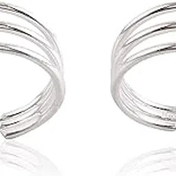 eloish Sterling Silver Toe Ring for Women. 92.5% Pure Silver. Three Lines.-picture-32