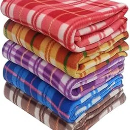 Raisa Panipat Weave Handloom 5 Piece Single Fleec Blanket - Multi, ALT_024 (Assorted)-picture-11
