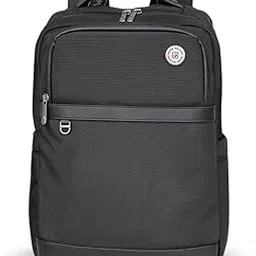 swiss military Black & Gold Collection Wesely Laptop Backpack Bag With 15.6”Laptop Compartment & Anti-Theft Pocket, 1680D Polyester, Sunglass Holder, Trolley Strap for Unisex Travel Bag (16L)-picture-54