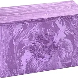 Hugger Mugger Marbled Foam Block - Cosmic Purple image 1