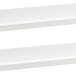 OrganizeMee Metal Floating Wall Shelf Rack,For decoration of wall Living Room, Bedroom & Kitchen,Rack for Showpieces,Study Books Mounting & Organizing Display Decorative Items[63CmX13.8CM] WHITE,QTY:2-picture-29