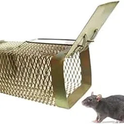Rat Catcher Golden/Rat Trap/Mouse, Rodent Trap,Iron Wire Catcher- Ultimate Solution to All Rat Problems, Home Office School and Restaurant Pack of 1pc-picture-27