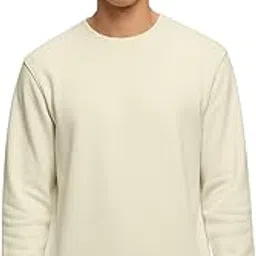 amazon brand - anarva Men’s Cotton Sweatshirt | Regular Fit Winter Pullover for Men | Casual Crew Neck Full Sleeve Sweatshirt for Everyday & Outdoor Wear-picture-34