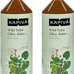 Kapiva Wild Tulsi Giloy Juice (2L) | Fresh Tulsi and Neem-grown Giloy to Support Immune Health - Super Saver Pack of 2-picture-45