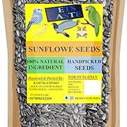 PETS TASTE Seeds Sun Flower Seeds for Bird Food of All Life Stages - Sunflower Seed, 5 KG-picture-25