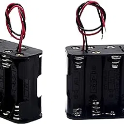 LAMPVPATH (Pack of 2) 8 AA Battery Holder, 12v AA Battery Holder, 8 AA Battery Holder With Leads-Double Layers Battery Holder(Each layer loads four aa batteries)-image-52