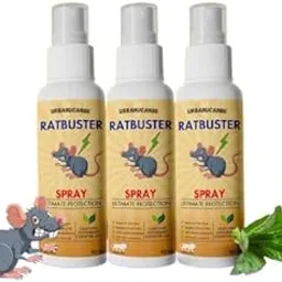 Ratbuster Ultimate Protection Spray, Natural Pest Control, 60 ml, Pack of 3-picture-20