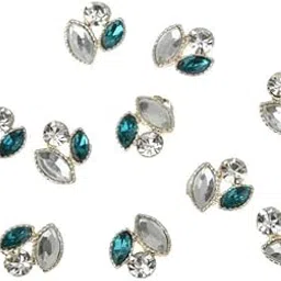 CALANDIS™ 2x10Pcs 3D Nail Art Decorations Alloy Rhinestones Peal Stricker Jewelry #15 | Nail Art Accessories | Nail Care, Manicure & Pedicure-picture-45