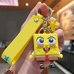 penny wise gifts, stationery, party supplies Penny Wise® Cute Bob Cartoon 3D Keychain | Keyring & Quirky Bag Charm | Hard Silicone,Unbrekable | Travel Essential | Kids Friendly | Strap & Bag Hook | Single Piece.-picture-43