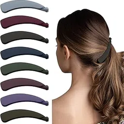 ADORNISH 12 Pcs Banana Hair Clips for Women Thin Hair,Strong Holder 4.3" Large Cute Ponytail Matte Banana Clip Hairs for Fine Hair,No Slip Girl Ladies Beauty Clamp...-picture-56