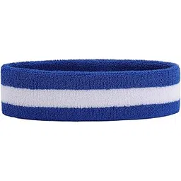 onupgo Headband Sports Sweatbands Wristbands Terry Cloth Striped Head Band/Wrist Band Set Athletic Exercise Basketball Headbands Moisture Wicking Sweat Absorbing Sweat Band-picture-39