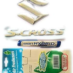 KarGide Car Monogram Symbol Wrap Decal Sticker Emblem Badge Logo Rear Kit 310 with Perfume Compatible with M-aruti S-Cross SC-Ross Scross S-mart H-ybrid-picture-18