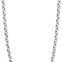 mashha Radiant Link 925 Silver Interlinked Chain for Men | Bold High-Polish Sterling Silver Necklace | Adjustable Everyday & Party Jewelry-picture-46