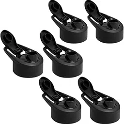 ORENSH 46mm Sipper Bottle Cap Replacement Water Bottle Lid, Black Plastic, Flip-Top Design (6) (sip-cap-2)-picture-19