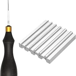 Enakshi® Leather Edge Skiving Beveler Tool Set Grinding Multifunction for DIY Project Silver Groove|Crafts | Leathercrafts | Leathercraft Tools | Other Leather Tools-image-10
