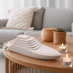 VR SOURCING Luxury Marble Decorative Ship Showpiece – Handcrafted Home Décor | Elegant Marble Sailing Ship for Living Room, Office & Gift Purpose-picture-47