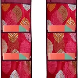 KANUSHI Industries® Wall Hanging Magazine/Organiser, Letter Holder, Pocket Organiser (MGZ-MAROON-LONG-LEVS-2-PC)-image-84