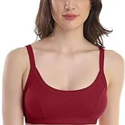 poojaragenee Women's Pure Cotton Sports Bra for Gym, Athletic, Yoga-picture-11