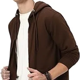 neostreak Men's Cotton Hooded Neck Zippered Sweatshirt-picture-23