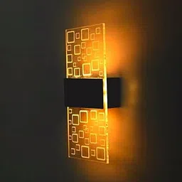 Groeien 15 Watts Modern Decorative Rectangular Acrylic LED Wall Lamp - Warm White (1)-picture-33