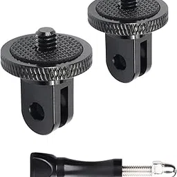 ELFOG Aluminum Camera Tripod Adapter 1/4"-20 Mounts Compatible with Go pro Action Cameras Insta-360 and Other Standard 1/4 Accessories, Quarter Inch Mount for Action Camera Accessores-image-67