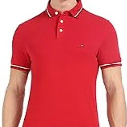 tommy hilfiger Men's Cotton Solid Slim Fit T-Shirt-picture-41