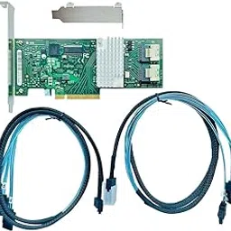 LSI 9211-8I RAID Controller Card FW:P20 IT Mode ZFS FreeNAS unRAID SAS PCI E RAID Expander + 2* SFF8087 SATA Cable-picture-50