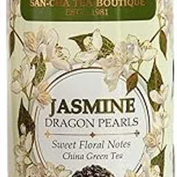 SAN-CHA Tea Boutique Jasmine Dragon Pearls Green Tea - Imported From Fujian, China (50+ Cups) - 120 Gram-picture-16