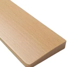 Professional Wood Craft™ Wooden Keyboard Wrist Rest | Beach Wood Ergonomic Wrist Support | Durable, Smooth Wood Wrist Rest for Keyboards & Laptops image 1