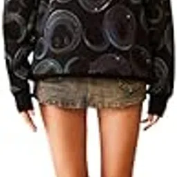 Smiley All Over Sweatshirt Women | Hoodie & Sweatshirt-image-2