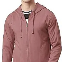 adbucks Winter Wear Sweatshirt Hoodie with Zipper Cotton Fleece Jacket for Men's-picture-19