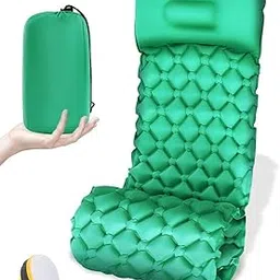 Camping Sleeping Pad Extra Thick Inflatable Mattress for Ultimate Comfort Built-in Pump Waterproof Compact for Backpacking Hiking Travel Picnic Ultralight Waterproof Folding Mat-image-10