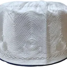 NAMAZ Cap UCHI DIWAAR (White) | Size Extra Large (57)-image-3