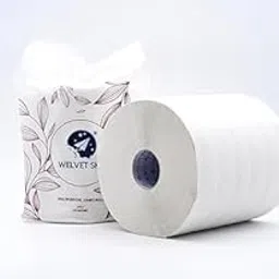 WELVET SKIE 1ply Jumbo Multipurpose Tissue Roll | kitchen Roll (Maxi Roll) 700 Sheet x 10 CM | Soft & Absorbent | 38GSM (Pack of 1)-picture-15