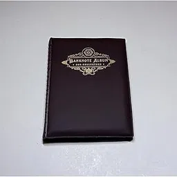 Special Minds Store Banknote Album with 20 Pockets Banknote World Currency Collecting Album (Brown)-picture-17