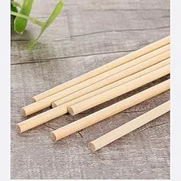 vinayaka mart 12 inches 5mm Heavy Duty Wooden Bamboo Skewers Sticks,Potato Twister Stick (100pcs)-picture-16