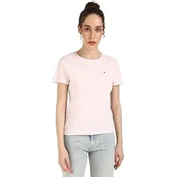 tommy hilfiger Women's Solid Regular Fit T-Shirt-picture-20